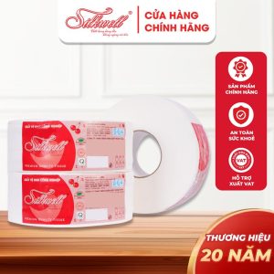 Combo 5 Giấy vệ sinh cuộn lớn Silkwell 700g ,cuộn vệ sinh công nghiệp ...