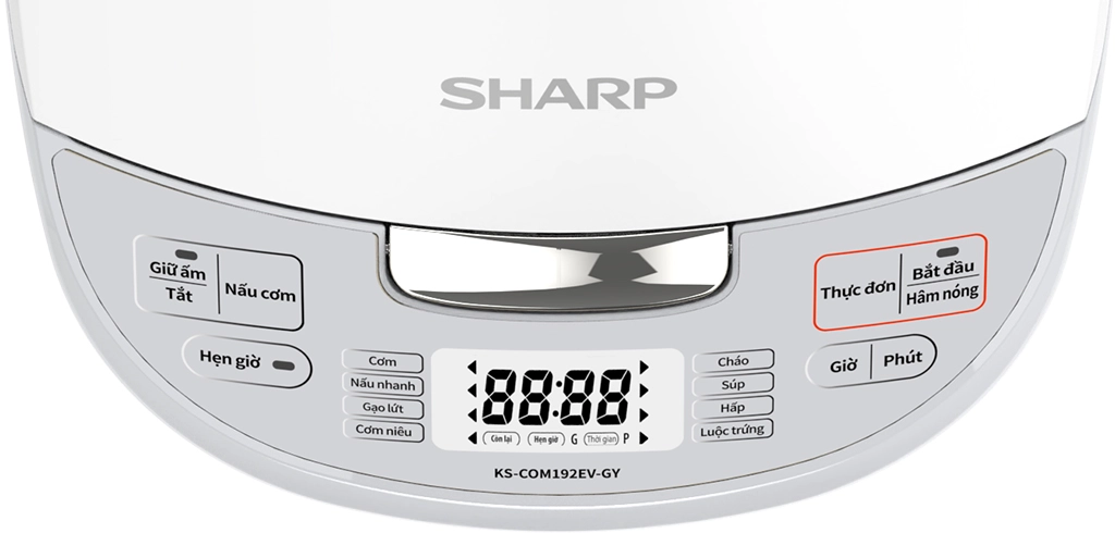 Nồi Cơm Điện Tử 1.8L Sharp KS-COM192EV-GY - Ảnh 4