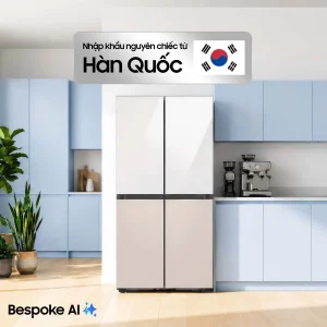 Tủ lạnh Bespoke Samsung Inverter 648 Lít RF59CB66F8S/SV